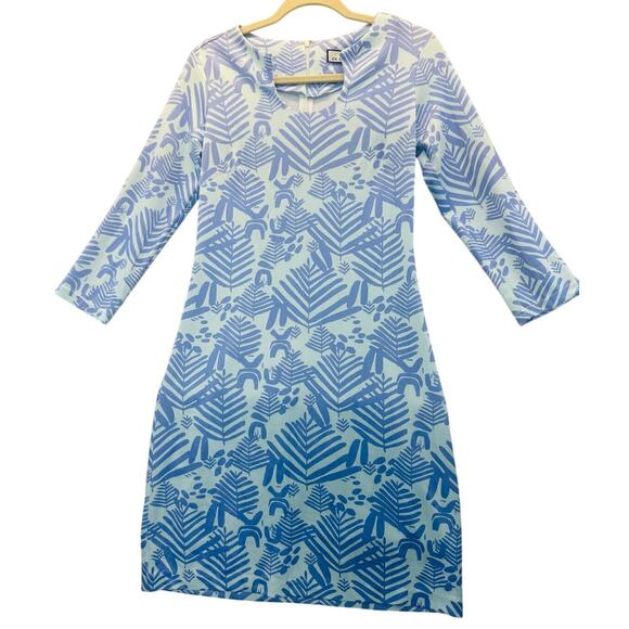 CK Bradley Islesboro Dress in Blue Periwinkle Print Size Small NWT - Picture 2 of 6